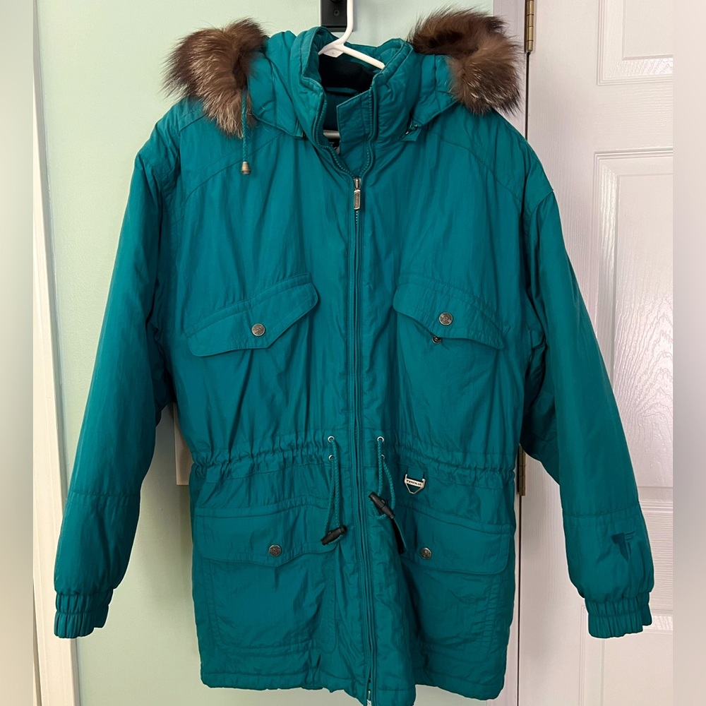Winter’s Coming!Gorgeous Teal Vintage Skiwear by Tyrolia by HEAD in Size 12